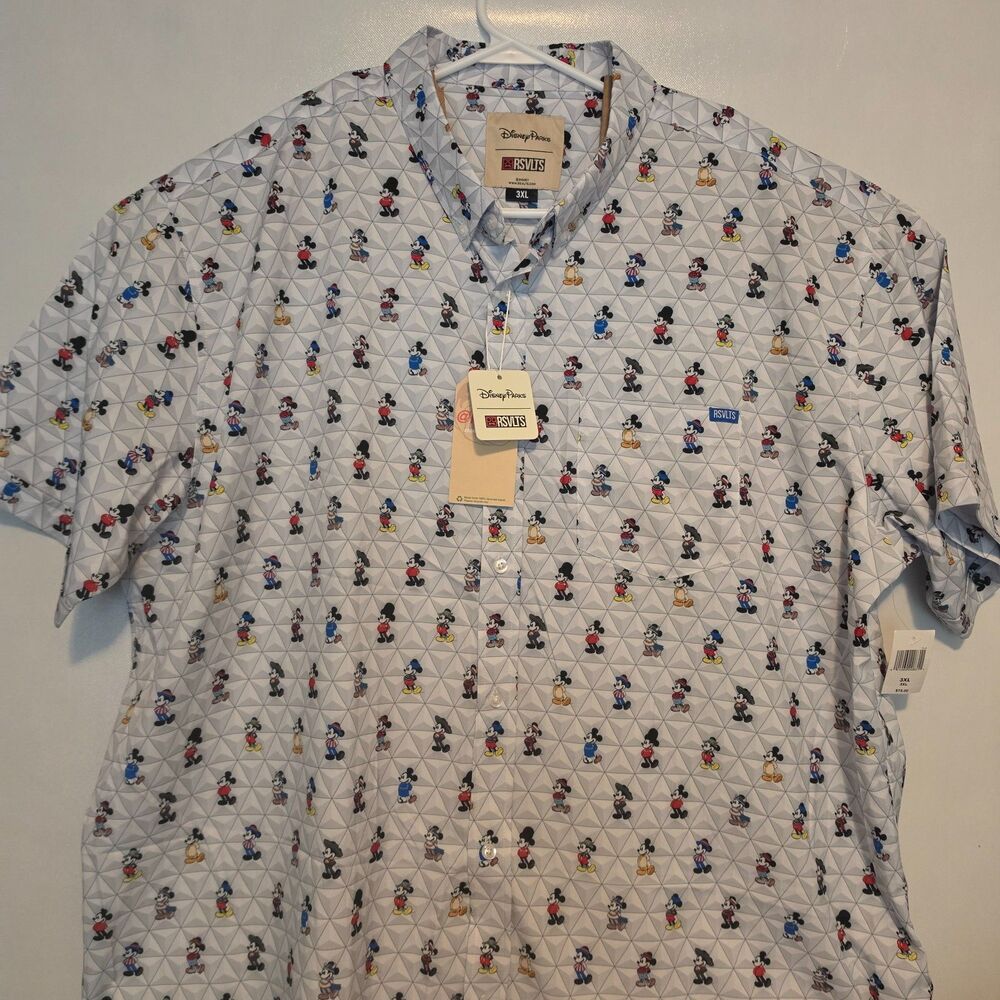 RSVLTS 3XL Mens Disney Parks “World Showcase” Exclusive NWT